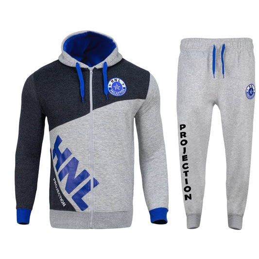 MEN HNL GREY/CHARCOAL DADDY STYLE TRACKSUIT