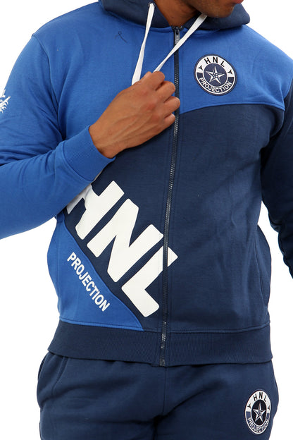 MEN HNL INDIGO/WHITE/ROYAL BLUE DADDY STYLE TRACKSUIT