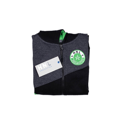 KIDS HNL BLACK/GREEN STYLE TRACKSUIT