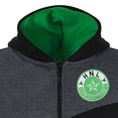 KIDS HNL BLACK/GREEN STYLE TRACKSUIT