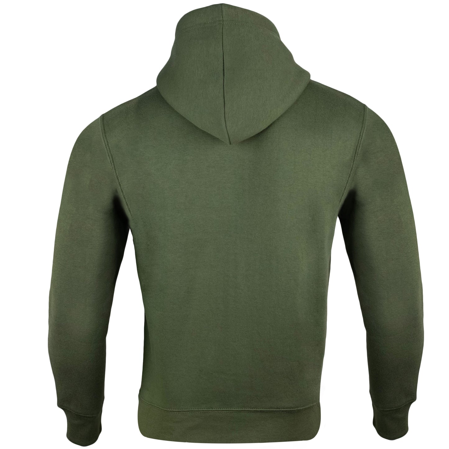 MEN HNL PLAIN OLIVE ZIPPER HOODIE