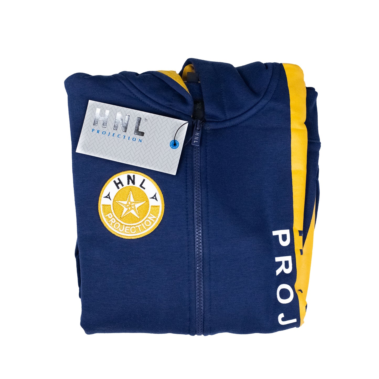 KIDS HNL INDIGO/MUSTARD 55 STRIPE TRACKSUIT