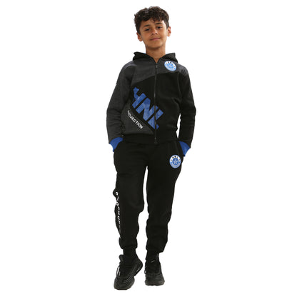 KIDS HNL BLACK/ROYAL DADDY STYLE TRACKSUIT