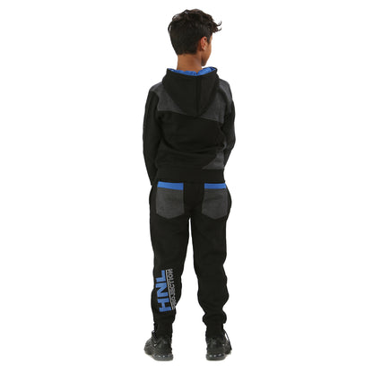 KIDS HNL BLACK/ROYAL DADDY STYLE TRACKSUIT